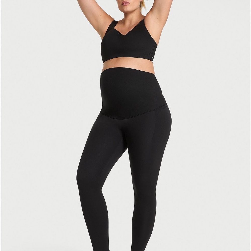 Victoria Secret VSX Black Maternity Leggings
